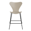 FRITZ HANSEN krzesło barowe SERIES 7 64cm fornir barwiony jasny beż