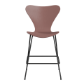 FRITZ HANSEN krzesło barowe SERIES 7 64cm fornir barwiony dzika róża