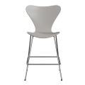 FRITZ HANSEN krzesło barowe SERIES 7 64cm fornir lakierowany szarość 9