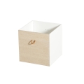 Szuflady pudełka Boxes Wood 2 lub 3 sztuki white/oak Oliver Furniture