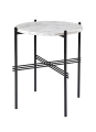 Stolik TS table S Glass / Marble średnica 40cm GUBI