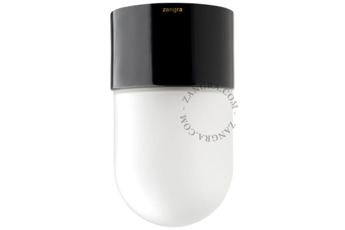 Lampa porcelanowa Zangra 005 czarna