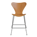 FRITZ HANSEN krzesło barowe SERIES 7 64cm fornir naturalny wiśnia