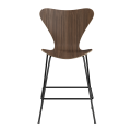FRITZ HANSEN krzesło barowe SERIES 7 64cm fornir naturalny orzech
