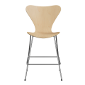 FRITZ HANSEN krzesło barowe SERIES 7 64cm fornir naturalny klon