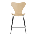 FRITZ HANSEN krzesło barowe SERIES 7 64cm fornir naturalny klon