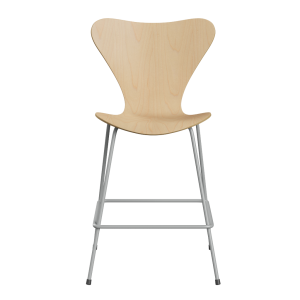 FRITZ HANSEN krzesło barowe SERIES 7 64cm fornir naturalny jesion