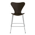 FRITZ HANSEN krzesło barowe SERIES 7 64cm fornir naturalny ciemny dąb