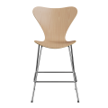FRITZ HANSEN krzesło barowe SERIES 7 64cm fornir naturalny buk