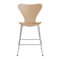 FRITZ HANSEN krzesło barowe SERIES 7 64cm fornir naturalny buk