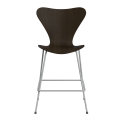 FRITZ HANSEN krzesło barowe SERIES 7 64cm fornir naturalny bardzo ciemny dąb różne warianty