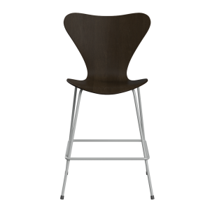 FRITZ HANSEN krzesło barowe SERIES 7 64cm fornir naturalny bardzo ciemny dąb różne warianty