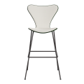 FRITZ HANSEN krzesło barowe SERIES 7 76cm barwiony fornir tapicerowany front różne warianty