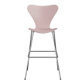FRITZ HANSEN krzesło barowe SERIES 7 76cm fornir barwiony różne warianty blady róż