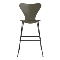 FRITZ HANSEN krzesło barowe SERIES 7 76cm fornir barwiony różne warianty oliwkowy