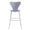 FRITZ HANSEN krzesło barowe SERIES 7 76cm fornir barwiony różne warianty lawendowy błękit