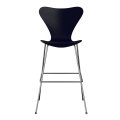 FRITZ HANSEN krzesło barowe SERIES 7 76cm fornir barwiony różne warianty granatowy