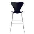 FRITZ HANSEN krzesło barowe SERIES 7 76cm fornir barwiony różne warianty granatowy