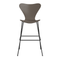 FRITZ HANSEN krzesło barowe SERIES 7 76cm fornir barwiony różne warianty gliniany brąz
