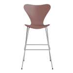 FRITZ HANSEN krzesło barowe SERIES 7 76cm fornir barwiony różne warianty dzika róża