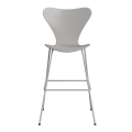 FRITZ HANSEN krzesło barowe SERIES 7 76cm fornir lakierowany różne warianty szarość 9