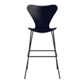 FRITZ HANSEN krzesło barowe SERIES 7 76cm fornir lakierowany różne warianty granatowy