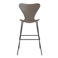 FRITZ HANSEN krzesło barowe SERIES 7 76cm fornir lakierowany różne warianty gliniany brąz
