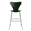 FRITZ HANSEN krzesło barowe SERIES 7 76cm fornir lakierowany różne warianty czarny