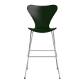 FRITZ HANSEN krzesło barowe SERIES 7 76cm fornir lakierowany różne warianty czarny