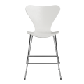 FRITZ HANSEN krzesło barowe SERIES 7 76cm fornir lakierowany różne warianty biały