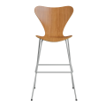 FRITZ HANSEN krzesło barowe SERIES 7 76cm fornir naturalny różne warianty wiśnia