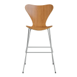 FRITZ HANSEN krzesło barowe SERIES 7 76cm fornir naturalny różne warianty wiśnia