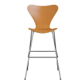 FRITZ HANSEN krzesło barowe SERIES 7 76cm fornir naturalny różne warianty sosna oregon