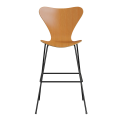 FRITZ HANSEN krzesło barowe SERIES 7 76cm fornir naturalny różne warianty sosna oregon