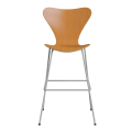 FRITZ HANSEN krzesło barowe SERIES 7 76cm fornir naturalny różne warianty sosna oregon