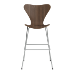 FRITZ HANSEN krzesło barowe SERIES 7 76cm fornir naturalny różne warianty orzech