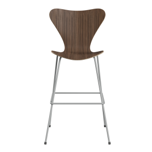FRITZ HANSEN krzesło barowe SERIES 7 76cm fornir naturalny różne warianty orzech