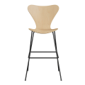 FRITZ HANSEN krzesło barowe SERIES 7 76cm fornir naturalny różne warianty klon