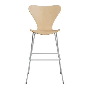 FRITZ HANSEN krzesło barowe SERIES 7 76cm fornir naturalny różne warianty klon