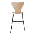 FRITZ HANSEN krzesło barowe SERIES 7 76cm fornir naturalny różne warianty  buk