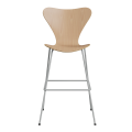 FRITZ HANSEN krzesło barowe SERIES 7 76cm fornir naturalny różne warianty  buk