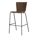 FRITZ HANSEN krzesło barowe wysokie VICO DUO podstawa czarna różne kolory 