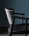 FRITZ HANSEN krzesło N01 czarny lakierowany dąb
