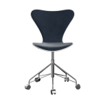 FRITZ HANSEN krzesło obrotowe SERIES 7 barwiony fornir tapicerowany front