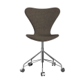 FRITZ HANSEN krzesło obrotowe SERIES 7 barwiony fornir tapicerowany front
