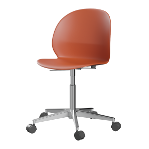 FRITZ HANSEN krzesło obrotowe na kółkach polerowane aluminium N02 różne kolory cena od: