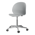 FRITZ HANSEN krzesło obrotowe na kółkach polerowane aluminium N02 różne kolory cena od: