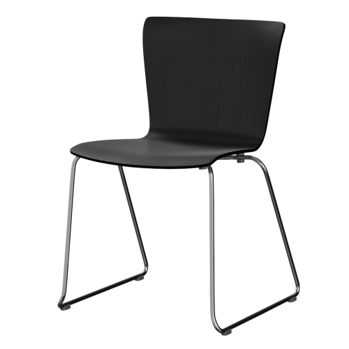 FRITZ HANSEN krzesło na płozach VICO DUO podstawa chrom różne kolory