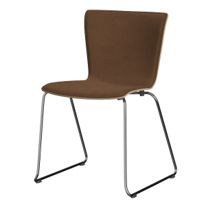 FRITZ HANSEN krzesło na płozach VICO DUO front tapicerowany różne kolory