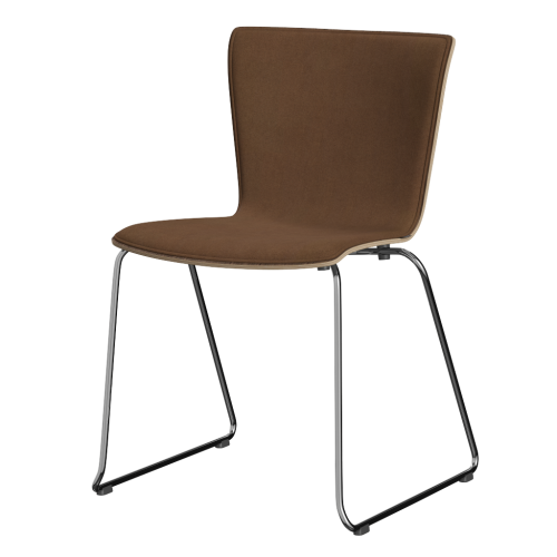 FRITZ HANSEN krzesło na płozach VICO DUO front tapicerowany różne kolory